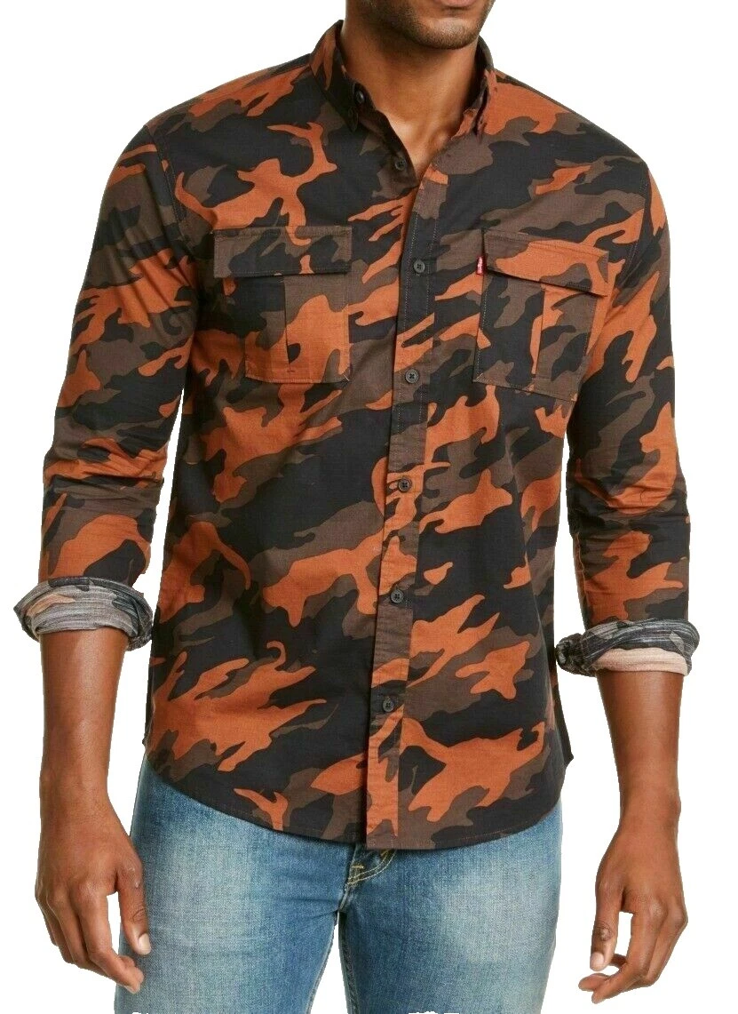 Levi's Camuflaje Informal Con Botones camisas para hombres