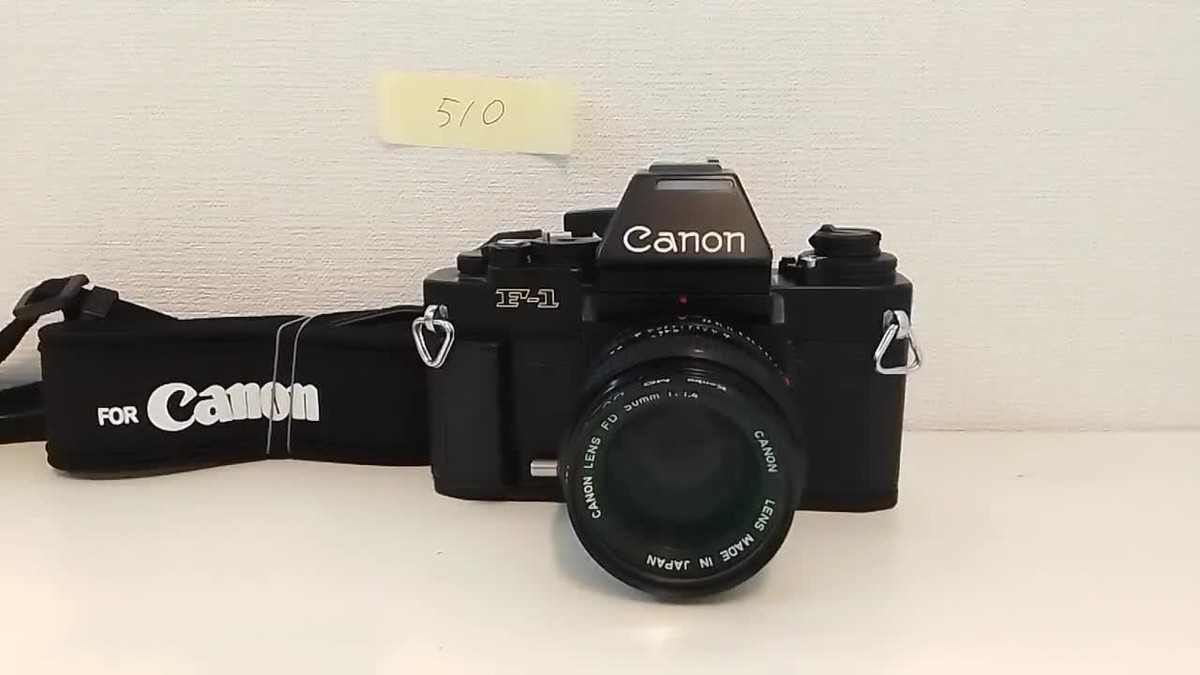 【現状品】Canon New F-1 AE Finder Black Near MINT] Canon NEW F-1 AE Finder Film Camera NFD 50mm F1.4
