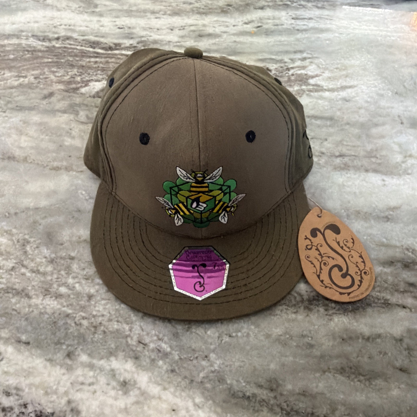 Bee Line Hat Hemp 🐝 Limited Edition 7 3/8 Very