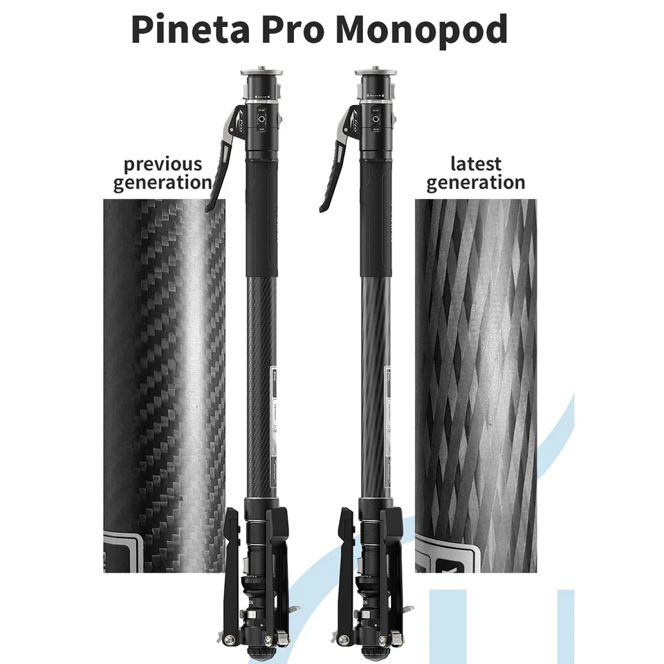 YC Onion Pineta Pro Carbon Fiber Monopod with FH60 Fluid Head and Pedal Base - Image 2 of 4