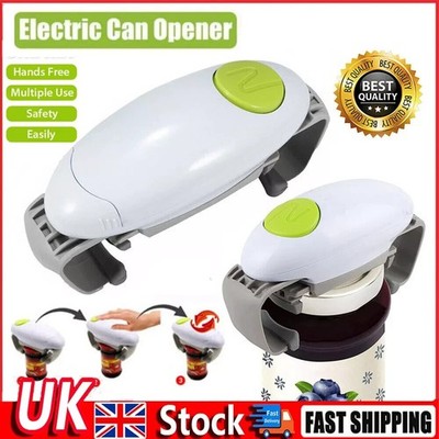 One Touch Automatic Can Opener Electric Jar Lid Opener Home upgraded version