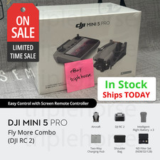 🔥 DJI Mini 5 Pro Fly More Combo (RC 2) ✈️ SHIPS SAME DAY FROM USA 🇺🇸