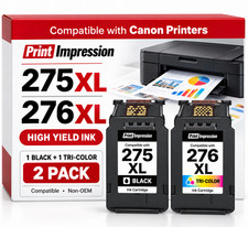 PG-275XL CL-276XL Ink Cartridges For Canon PIXMA TR4722 TS3520 TS3720 TS3522