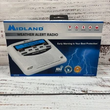 Midland WR120B NOAA Weather Alert Radio Easy Program All Hazard Local Alerts NOB