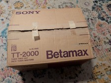 Vintage Sony TT-2000 Tuner Timer New Open Box Unused MINT For SL-2000 Betamax