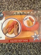 Sunny Days Squish Hot dog New In Package