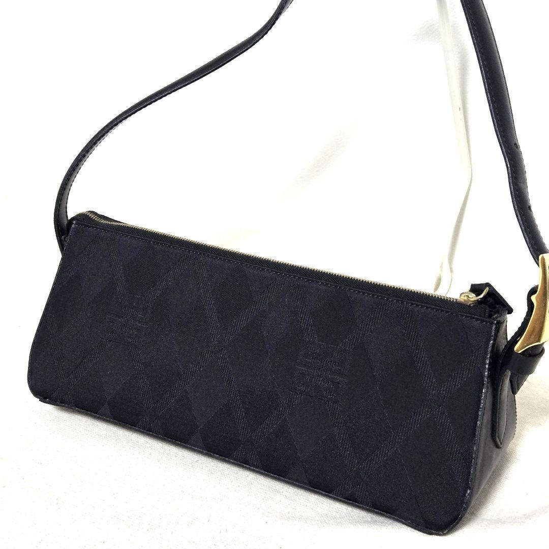 GIVENCHY 4G Logo Canvas Leather Mini Shoulder Hand Bag Black Vintage Auth Used thumbnail 2