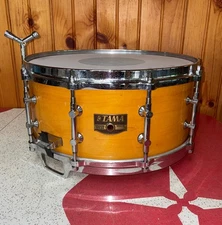 Vintage TAMA Solid Maple Snare Drum 6 x 14" - Single Ply - w/ 3-Way Key! SM646