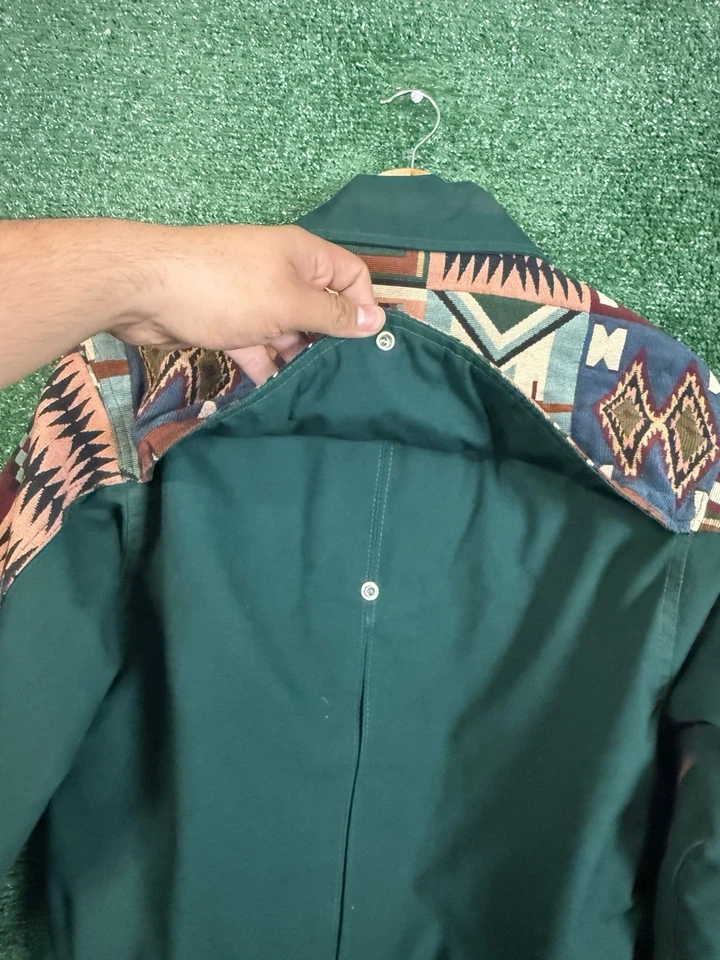 Chaqueta Western Azteca David James De Colección Talla XS Extra Pequeña Forrada Foto 4 de 4