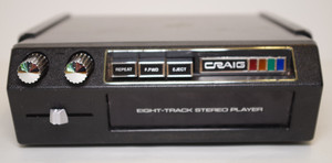 VIntage Craig 3143 Car Underdash 8-Track Tape Player - Working