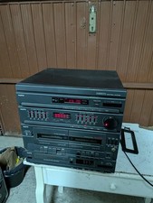 Stereo sanyo dc-x801 Vintage Hi-fi Funziona Parzialmente