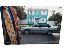 2000 Volvo S40 Two Page Car Print Ad Vintage