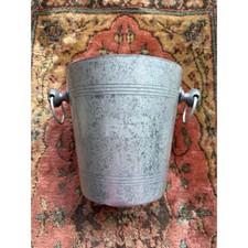 PERONI  FINI  ITALY  Metal Ice Bucket  Handles 12 x 7.5 Barware
