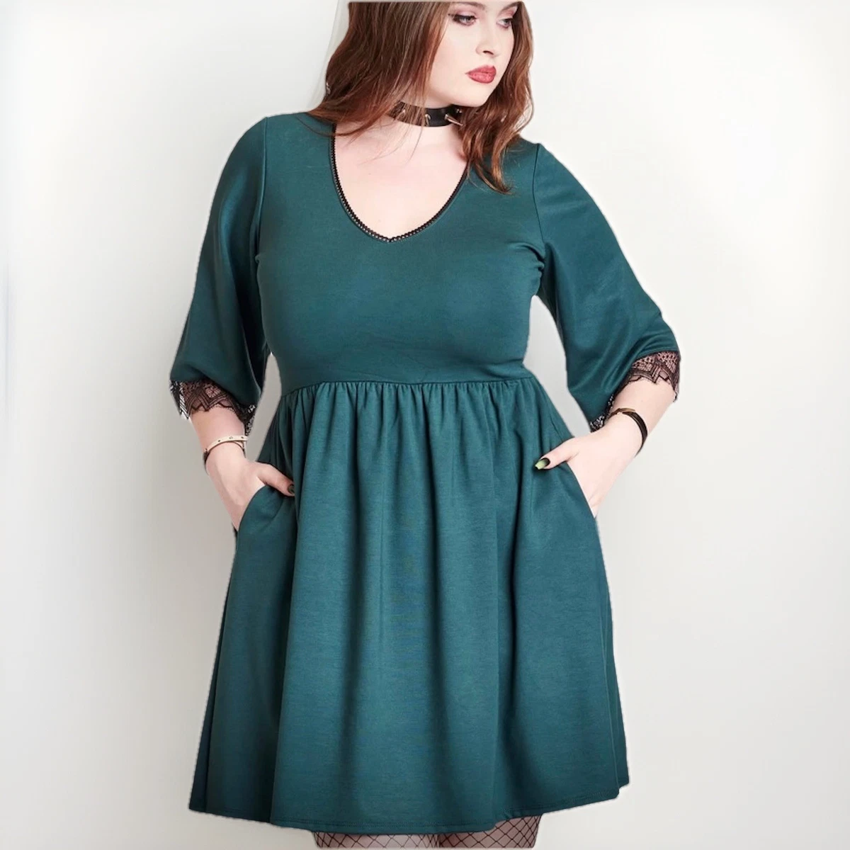 christmas dress women size 18 HDE Women's Plus Size Party Dress Ugly Christmas Sweater Long Sleeve Above  Knee Skater Dress Fun Holiday Xmas Swing Tunic Dear Santa Bring Wine