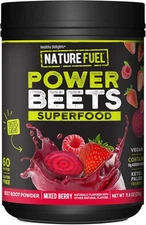 Nature Fuel Power Beets Powder, Delicious Mixed Berry, Concentrated Superfood