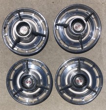 Four 1963 Chevy Impala Nova Ss Spinner Hubcaps Wheel Covers Hub Caps Vintage Four 1963 Chevy Impala Nova Ss Spinner Hubcaps Wheel Covers Hub Caps Vintage