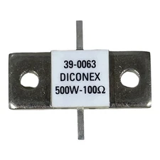 RF Dummy Load Stripline Resistor Hybrid BeO 500W 100Ohm DC-500MHZ 39-0063 DICONE