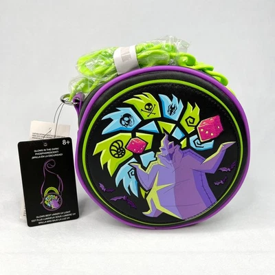 New Loungefly Oogie Boogie Bash Round Crossbody Bag - Photo 1/4