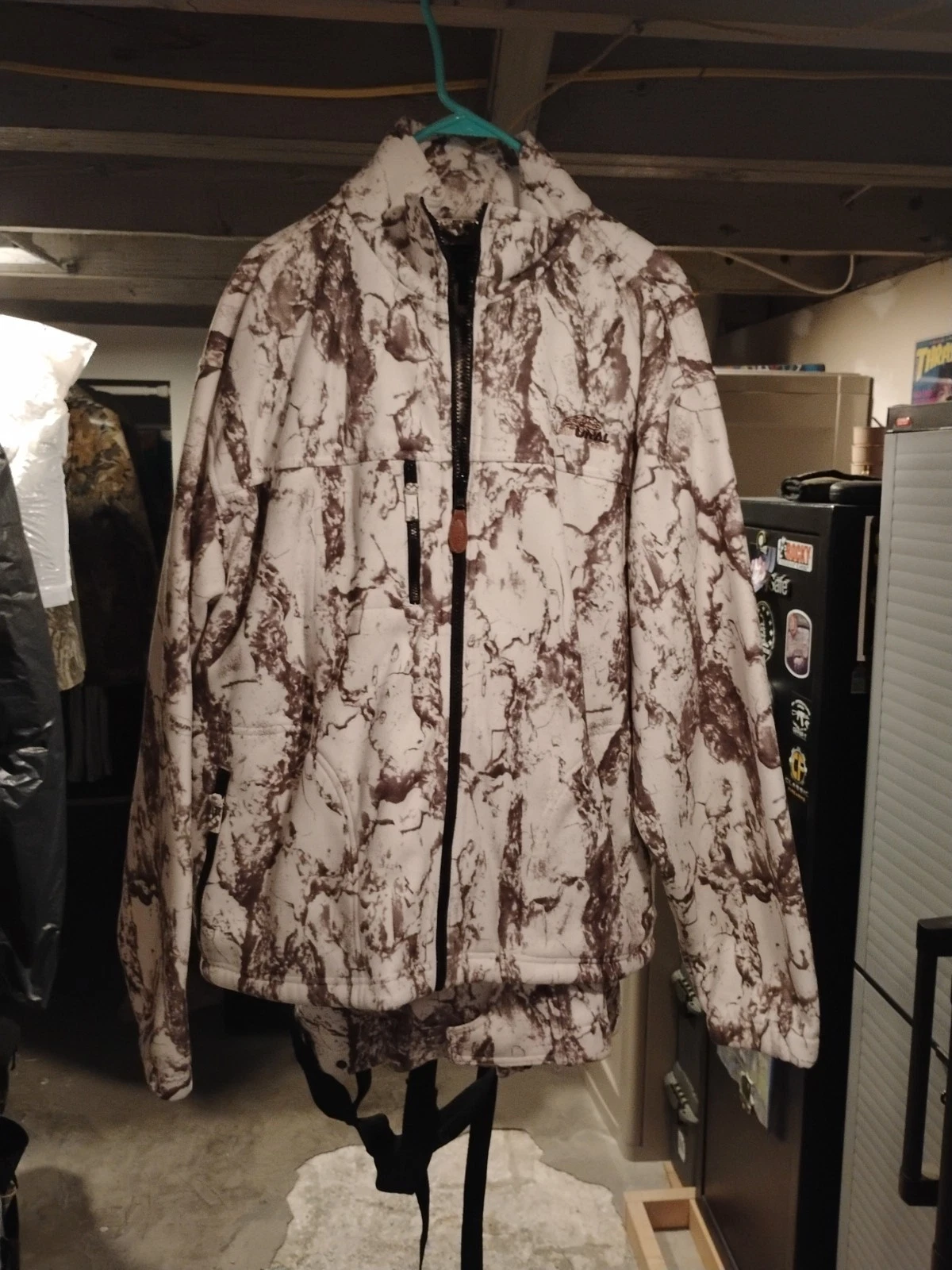 Natural Gear Snow Camo Coat And Bibs
