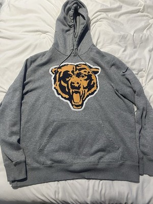 Chicago Bears XL NIKE Team Apparel gray hoodie 