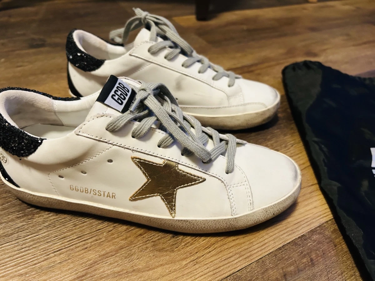 Golden Goose Black Leather Athletic Shoes for Women for sale | eBay