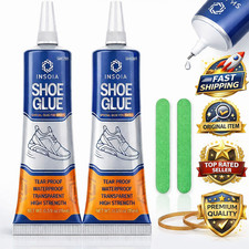 Shoe Glue Sole Repair Kit, Heavy Duty Shoe Adhesive, Waterproof, Flexible, Clear