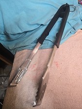 Pampered Chef Stainless Steel Cooking Baking Grilling Tongs