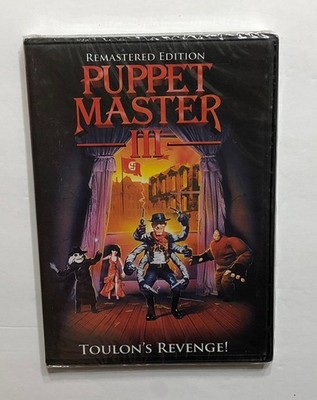 PUPPET MASTER III (1991) DVD REMASTERED HORROR FULL MOON FEATURES 2012 SEALED