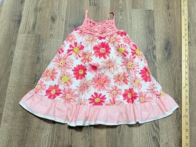 Penelope Mack LTD Dress, Toddler Girls Size 2T, Pink Yellow, Floral, A-line