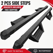 Fit 1999-2016 Ford F250 F350 Superduty Crew Cab 4 Running Boards Side Bar Bcka Fit 1999-2016 Ford F250 F350 Superduty Crew Cab 4 Running Boards Side Bar Bcka