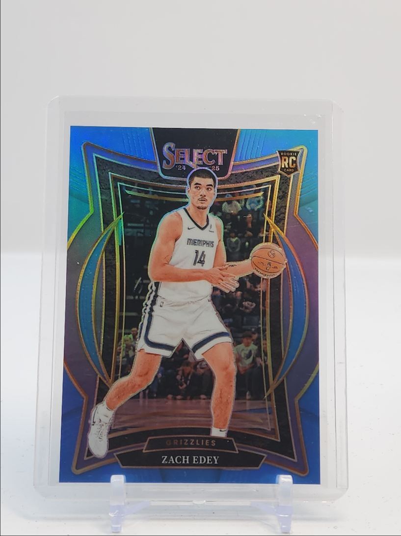 ZACH EDEY 2024-25 SELECT CONCOURSE ROOKIE LIGHT BLUE PRIZM RC /299 Q4865