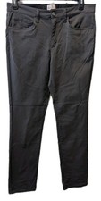 Weatherproof Vintage Men's 34x34 5 Pocket Tech Pants Flex Waist Stretch Grey