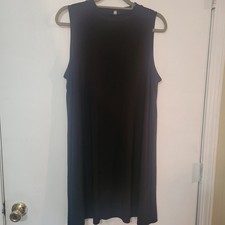 Annalee + Hope Black A-Line Swing Dress XL USA Above Knee Timeless Classic Chic