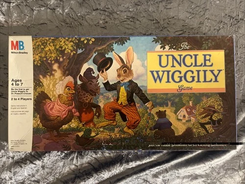 The Uncle Wiggily Game by Milton Bradley 1988 Vintage -  95% Complete. Good Cond