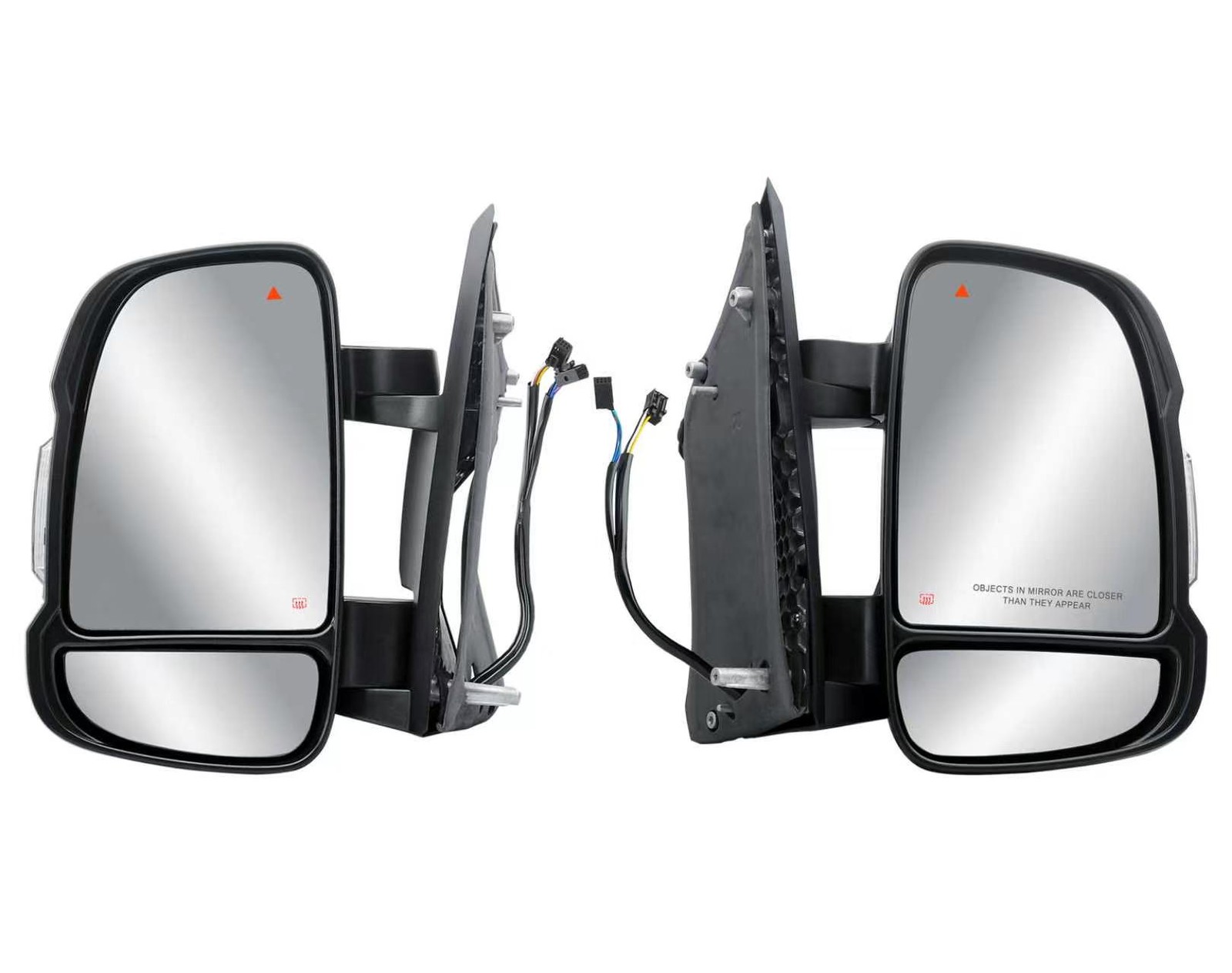 Pair Left+Right Side Mirror Power Folding With BLIS For 10-26 RAM Promaster 1500