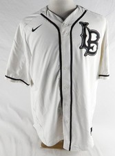 2019 Long Beach State Dirtbags #19 Game Used White Jersey Baseball XL 574