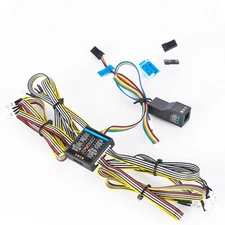 1/10&1/8 RC Car Universal 14-Light Analog Control Linkage LED Light Group Kit