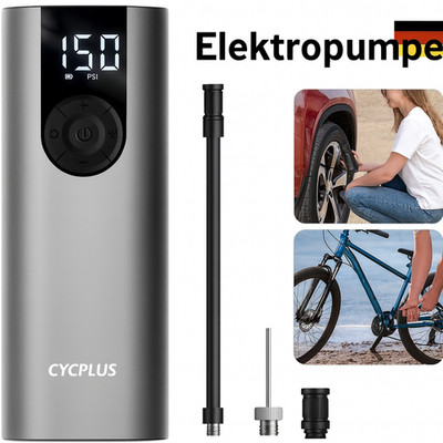 CYCPLUS Luftpumpe Max 150PSI Elektrischer Kompressor Tragbar CYCPLUS LuftpMini R