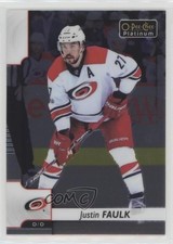 2017-18 O-Pee-Chee Platinum Justin Faulk #138 0a1