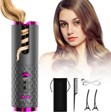Cordless Automatic Curling Iron with 6 Temps, Fast Heating  Auto Shut-Off