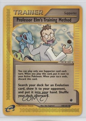 Professor Elm's Training Method Pokemon e-Card Series Expedition #148 2002