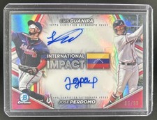 2024 Bowman Chrome Luis Guanipa Jose Perdomo International Impact Auto #/99