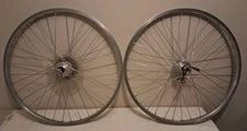 Vintage Araya 26 X 1.75 Japan Shimano 6-Speed MTB Wheelset Joytech Skewered Hubs