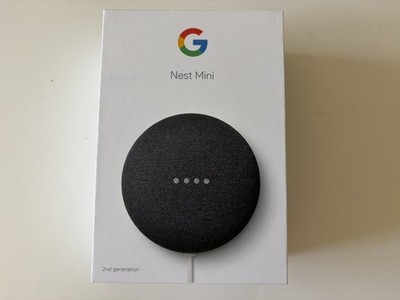 Google Nest Mini 2. Gen Anthrazit Smart Lautsprecher (Neuwertig)
