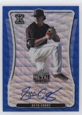 2020 Leaf Metal Draft Blue Wave 4/20 Seth Corry #BA-SC1 Auto nd3