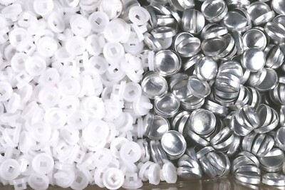 1000 x 16L Knopfrohlinge Abdeckung Non Astor Set Kunststoffrücken 10mm Schneiderei Nähen