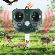 Solar Ultrasonic Animal Repellent Bird Repellent Dog Skunk Deer For Garden Yard