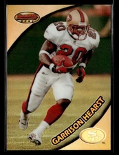 Garrison Hearst 1997 Bowman's Best #92 Refractors San Francisco 49ers