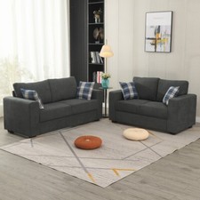 Panana 2 3 Seater Modern Fabric Sofa Settee Couch Home Furniture