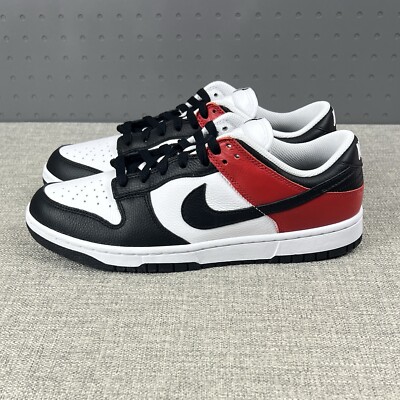 Nike Dunk Low ID Red White Black New Sneakers FN0569-900 - Mens
